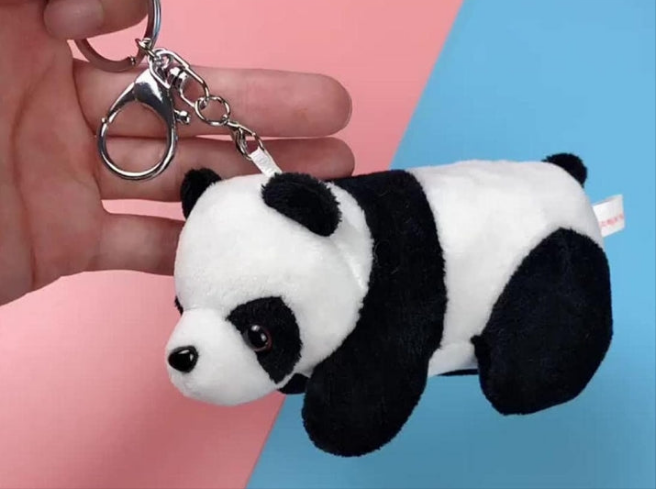 Panda Magnet Keychain